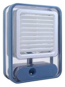 Tower Fans - Dusty Blue - View 1