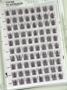 80入自然長睫毛，低調自然純淨妝感，偽素顏通勤首選，蓬鬆C捲免膠上睫毛 - C - 查看 11