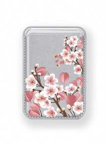 1個粉色桃花 MagSafe 磁吸卡夾，適用於 Apple 17 Pro Max/16/15/14/13/12 手機殼，磁吸銀行卡/通行卡套 - 彩色 - 查看 4