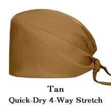1pc Solid Color Polyester (Polyester) Elastic Nursing Cap Hospital Nursing Center Brimless Hat Unisex Beauty Cap All Seasons - Multicolor - View 40