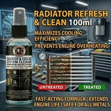 Limpiador de Radiador de Motor - 100ml Fluido de Enjuague de Sistema de Enfriamiento de Acción Rápida, Previene el Sobrecalentamiento y Elimina el Óxido, Mantenimiento DIY del Automóvil, Esencial para la Salud del Motor - 100 ml - Ver 3