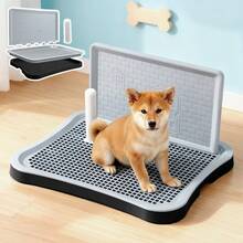Large Dog Potty Pad Pee Trainer Tray With Wall Anti-Splash Pet Toilet With Attractant Easy Clean Indoor Puppy Pee Pad Holder For Small Medium Dogs - View 13