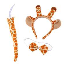 Animal Costume Tutu Set, Zebra|Leopard|Monkey|Giraffe, Headband/Bow Tie/Tail, Animal Costume Set, Suitable For Jungle Party Dress Up, Animal Theme Party Dress Up, Halloween, Thanksgiving, Christmas, Carnival, Easter, Cosplay Costume Set, Animal Party Dress Up, Performance Props - View 18
