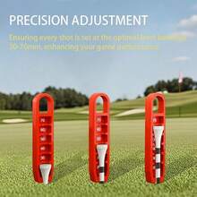 2 piezas Ajustador de profundidad y extractor de camiseta de golf, ajuste de altura preciso y elevador - Multicolor - Ver 5
