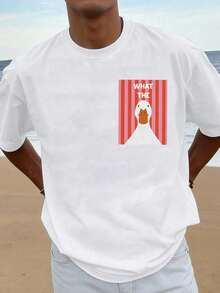 Men T-Shirts - White-2 - View 3