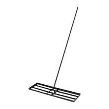 Lawn Leveling Rake – 36" X 10" Steel Yard Tool For Grass & Soil, Adjustable Angle 0‑180°, Long Handle 5.74ft, Grid-Shape Head For Leveling, Mulching & Fertilizing, Removable & Lightweight 9.92 Lbs – Black - Default - View 9