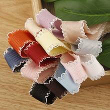 Scalloped Edge Hollow Out Woven Ribbon DIY Bow Hair Accessory Gift Wrapping Ribbon - Multicolor - View 2