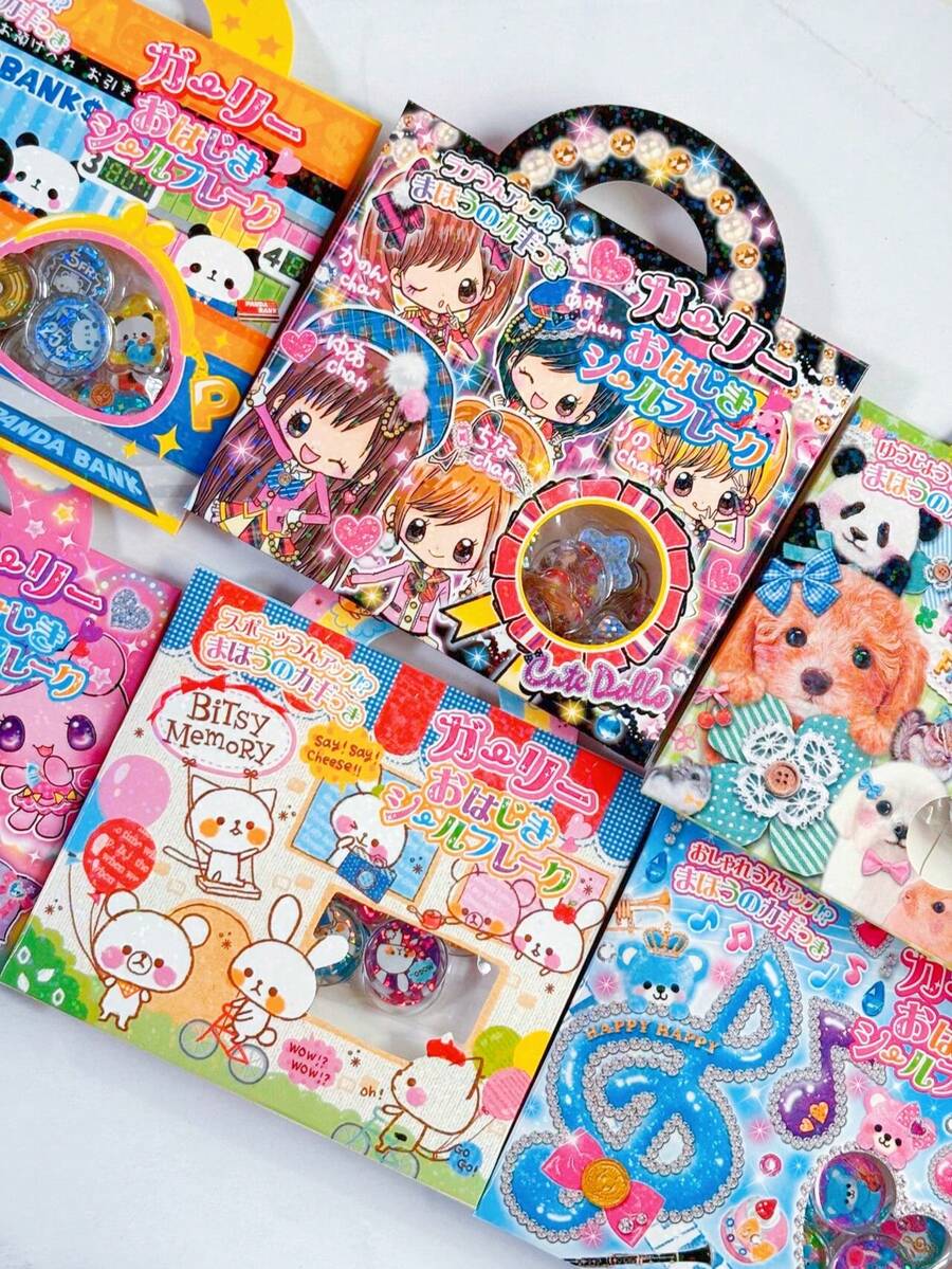 Y2K Heart-Shaped Shiny 3D Waterproof Decorative Stickers, Laser PVC DIY Decals For Phone Case Decoration