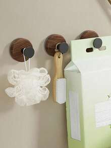 1PC/2PCS/3PCS Door Hanging Hooks With Adhesive, No Drilling Required To Hang Clothes, Adhesive Hooks, Towel Rack, Bedroom Wall Decor, Clothes Hanger, Hooks, Wall Hanging Key Rack, Key Hooks, Adhesive Hooks, Kitchen Accessories, Bathroom Hooks - View 3