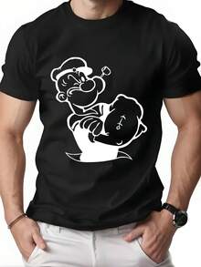 Featuring A Classic  Design T Shirt - 黑色 - 查看 1