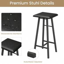 Bar Tables - Noir avec coussin - Voir 6