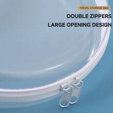 2026 Multi-Functional Transparent Round Storage Bag Set, Waterproof And Stain-Resistant Portable Travel Storage Organizer, Travel Essential, Home Essential, Business Trip Essential, Summer Essential, Swimming Essential, Beach Essential - Multicolor - View 9