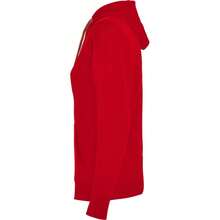 Roly Womens/Ladies Urban Hooded Polycotton Sweatshirt - Red/Black - View 3