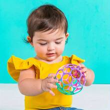 Baby Combination Ball With Bell, Hollow Portable Sensory Rattle, Enhances Hand-Eye Coordination, Early Education Toy (Random Color), Suitable For Daily Play, Holiday, Birthday, Back To School, Thanksgiving Gift - Multicolor - View 7
