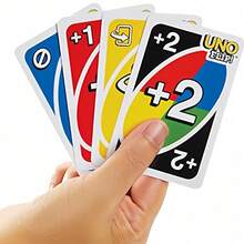Mattel 1套 UNO 正版授權經典彩色數字對接卡牌遊戲 112張 可自定義可擦拭萬能特殊卡 派對遊戲 適合送給朋友與家人的禮物 - 彩色 - 查看 8
