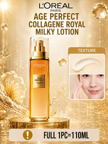 L’Oreal Paris 巴黎萊雅 Age Perfect 金萃膠原蛋白乳液 50/110ml，緊緻保濕、深層補水、奢華鎖水，讓肌膚彈潤緊實，適合日常保濕護理 - COLLAGENE MILKY LOTION - 查看 12