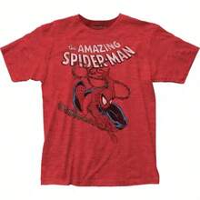 Disney Marvel Avengers Short-Sleeved T-Shirt - Men's And Women's Summer Short-Sleeved - Spider-Man, ,  Costume - 5 - View 1
