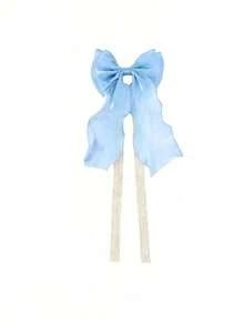 2pcs Pink Silky Bow Curtain Tiebacks, French Soft Lace Satin Ribbon Curtain Tie-Backs, Suitable For Curtains, Weddings, Nursery, Birthday Party Decor, Baby Room - Multicolor - View 11