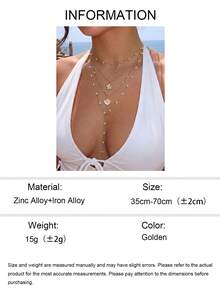 4pcs/Set Beach Vacation Floral Pearl Necklace Set, Women's Fashion Pearl Necklace Choker, Suitable For Women's Street, Party And Beach Accessories - Multicolor - View 4