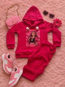 CONJUNTO DE MENINA INFANTIL BLUSA E CALÇA DE EMILY VICK - Pink - Visão 6