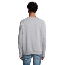 SOLS Unisex Adult Space Organic Raglan Sweatshirt - Grey Marl - View 4