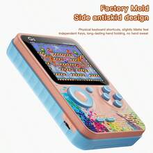 Consola de juegos portátil G5, 500 juegos clásicos en 1, controlador de arcade retro para un/dos jugadores, alivio del estrés, regalo de cumpleaños - Multicolor - Ver 6