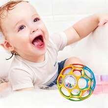 Baby Combination Ball With Bell, Hollow Portable Sensory Rattle, Enhances Hand-Eye Coordination, Early Education Toy (Random Color), Suitable For Daily Play, Holiday, Birthday, Back To School, Thanksgiving Gift - Multicolor - View 13