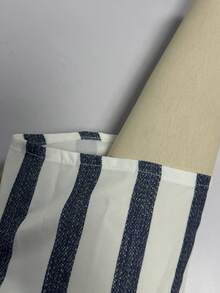 Women's Summer Lapel Striped Casual Lightweight Vacation Style Dress Elegant - Blue - View 11