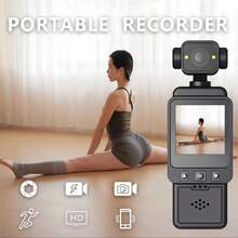 Cámara Digital Wifi, Cámara DV, Lente Giratoria 180°, Con Flash, 1080P Ultra HD, Estabilización de Movimiento, Grabación/Captura de Video con Un Clic, Conexión Wifi al Teléfono, Equipada con Tarjeta SD de 64Gb y Batería de 1000Mah - Ver 3
