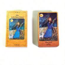 1pc Mysterious Tarot Cards Fortune Telling Game Cards Party Gathering Game The Little Sister Tarot - Maroon - View 5