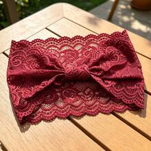 Spring/Summer Retro Floral Lace Hollow Out Wide Band Headband Fashion Waist Scarf Travel Beach Headband (Suitable For Music Festival/Vacation/Date/Running Sports) - Multicolor - View 18