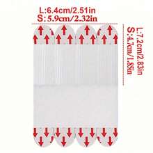 Double-Sided Removable Wall Hooks, Suitable For Picture Frames, Photo Frames And Artwork, Waterproof Adhesive Installation Labels - No Drilling Required Hanging Strips, Damage-Free Easy-Pull Adhesive Magic Hook And Loop Backing, No Glue Residue Magic Fastener Nail-Free Picture Frame Hanging Fixing Snap Fasteners - A - View 4