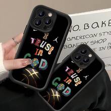 colorido  Confía en Diosfunda de teléfono Fundas compatibles con ,Apple,VIVO,OPPO,,, y Honor.Fabricadas en silicona TPU,ofrecen protección contra golpes y caídas. - Negro - Ver 4