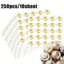 250 pièces/10 feuilles Autocollants abeille dorée 10 feuilles Étiquettes abeille convenant aux petites entreprises Autocollants de scellage minimalistes de mode auto-adhésifs Étiquettes pour scellage d'enveloppe Cadeaux de fête Étiquettes adhésives Autocollants décoratifs convenant aux mariages Fêtes de douche Fêtes de révélation de genre et Rassemblements et Emballage de cadeaux d'anniversaire, Autocollants de scellage de cadeaux colorés Autocollants décoratifs Petites abeilles décoratives Décorations de remise de diplômes Cadeaux de demoiselle d'honneur Cadeaux de Pâques Autocollants de mariage Décoration de mariage - Dessin animé - Voir 1