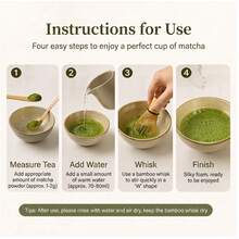 ZAVEBARIN Premium Matcha Whisk Set With Luxury Paper Canister – Handcrafted Bamboo Chasen, Traditional Japanese Tea Ceremony Tool, Elegant Matcha Accessories - Multicolor - View 7