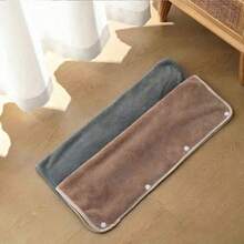 1/2 Set Squeegee Floor Mop Replacement Cloth, Broom Cover, Super Absorbent Coral Fleece Non-Shedding Cleaning Rag For Floor Mopping And Housekeeping - 1 Gray, 1 Brown - 35*50cm - View 8