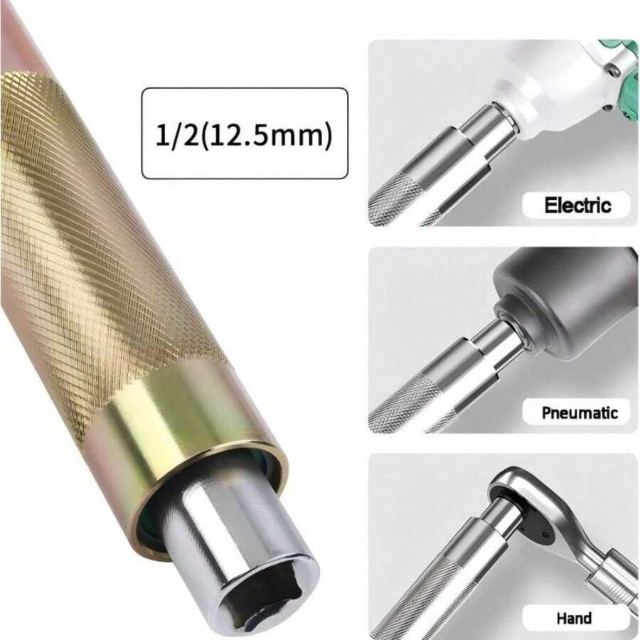 1/2" 3-In-1 Integrated Long Handle Ratchet Wrench, Practical Tool For Auto Repair And Mechanical Maintenance - 3-in-1 Torque Wrench - View 1