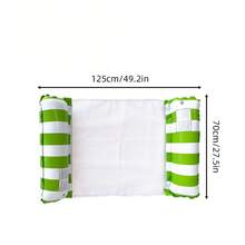 1pc Inflatable Mesh Pool Hammock - Striped Adult Lounge Chair, Suitable For Vacation, Party And Relaxation. Available In Pink, Yellow, White, Green And Blue. Outdoor Hammock, Beach And Swimming Pool Essential, Perfect For Photography - Multicolor - View 16