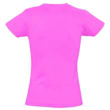 SOLS Womens/Ladies Imperial Short-Sleeved T-Shirt - Candy Pink - View 2