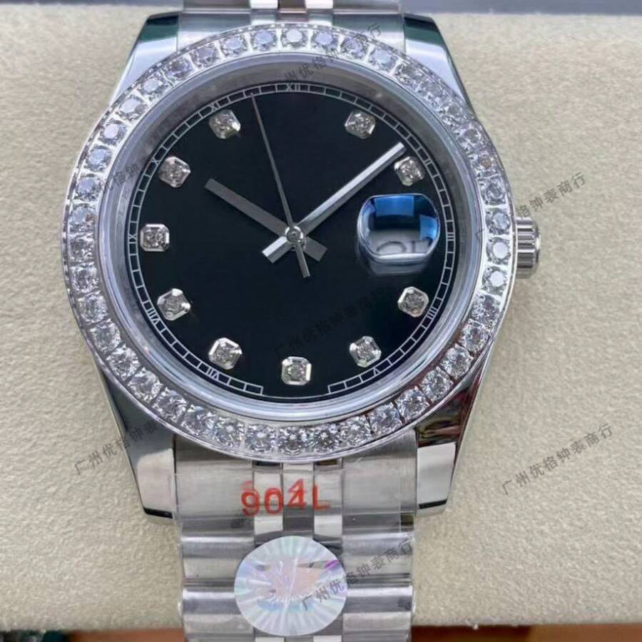 Men Mechanical Watches - Silver-cased Green-plate Stainless Steel -1 - View 1