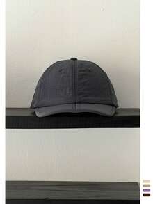 Soft Top Quick-Dry Packable Baseball Cap - Travel Outdoor Hat Spring/Summer New Vintage Solid Color Quick-Dry Foldable Baseball Hat Unisex Sun Protection Outdoor Hiking Sports Baseball Cap Quick-Dry Thin Plaid Foldable Baseball Hat Women Outdoor Travel Wide Brim Sun Protection Baseball Cap Men Tongue Brim Hat Waterproof Quick-Dry Equestrian Hat Short Cap Hip-Hop Short Brim Baseball Cap Small Brim - Foldable and Quick-drying - View 10