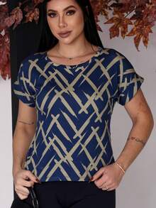 Striped Blouse - Fashion For Every Occasion - Azul - Ver 3