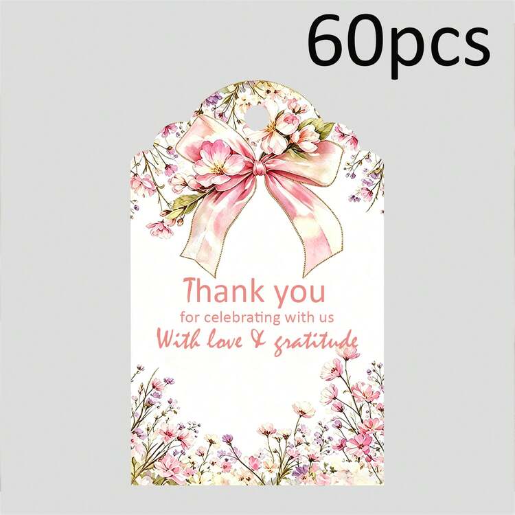 Thẻ tùy chỉnh 10/20/60/200 cái, Thẻ đám cưới tùy chỉnh, Thẻ cá nhân hóa, Thẻ quà tặng, Thẻ tùy chỉnh, Thẻ cảm ơn quà tặng, Thẻ chúc mừng tùy chỉnh, Nhãn cá nhân hóa, Phù hợp để gói quà, Ngày lễ, Sự kiện, Đám cưới, Tiệc, Lễ rửa tội, Sinh nhật, Trang trí mùa tốt nghiệp/tựu trường - Thẻ treo hình dạng không đều, kích thước 5x8cm. - Xem 15