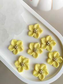 1pc/2pcs 3D Cherry Blossom Silicone Mold, Creative DIY Mold, Suitable For Aromatherapy Candles/Clay, Home Decor/Gift Accessories Epoxy Resin Mold, Handmade Casting Mold, Art Accessories Plaster Mold - 01-straight-eared Rabbit Tray Silicone Mold - View 4