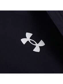 Under Armour جاكيت رياضي منسوج للرجال، طراز صيفي جديد 2026، جاكيت رياضي بغطاء رأس 22500408-001 - أسود - مشاهدة 10