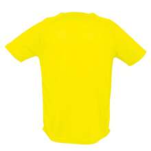 SOLS Mens Sporty Short Sleeve Athletic Sport Performance T-Shirt - Lemon - View 2
