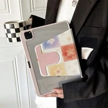 1件 360°可旋轉平板保護殼，多角度觀看書本式支架，相容 iPad A16 2025、Galaxy Tab S9 FE/S8 Plus/S7/S10、Pad、Matepad、Pad、Honor Pad、Xiaoxin Pad - 彩色 - 查看 3