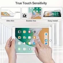 2 pièces Protecteur d'écran en verre trempé pour iPad 5/6 9,7 pouces, Air 1/Air 2, Pro 9,7 2016, Modèles compatibles A1893 A1954 A1822 A1823 A1673 A1566 A1474 - Transparent - Voir 6