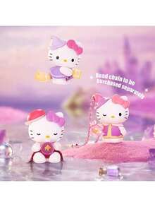 (隨機1件) 正版授權 Sanrio 星座桌面擺飾，Hello Kitty 主題迷你桌面裝飾，成人居家裝飾配件，14+ - 彩色 - 查看 8