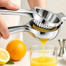 Portable Aluminum Citrus Juicer, Manual Lemon Squeezer With Non-Slip Handle, For Fresh Juice - Multicolor - View 9